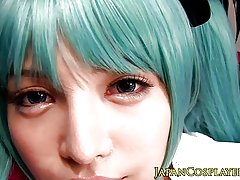 Niebieskie włosy hatsune miko creampied